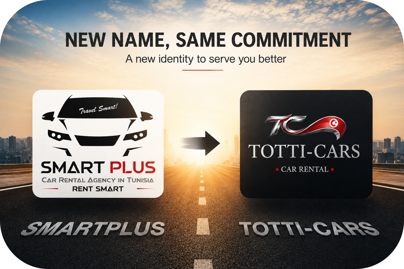SMART PLUS Becomes TOTTI-CARS - A New Name, Closer to You